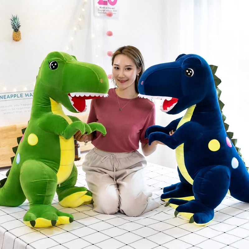 Adorable Polka Dot T Rex Plush Pillow Toy T Rex Dinosaur Toys