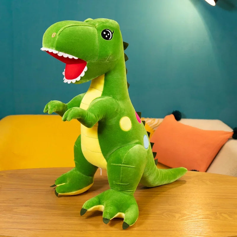 Adorable Polka Dot T Rex Plush Pillow Toy T Rex Dinosaur Toys