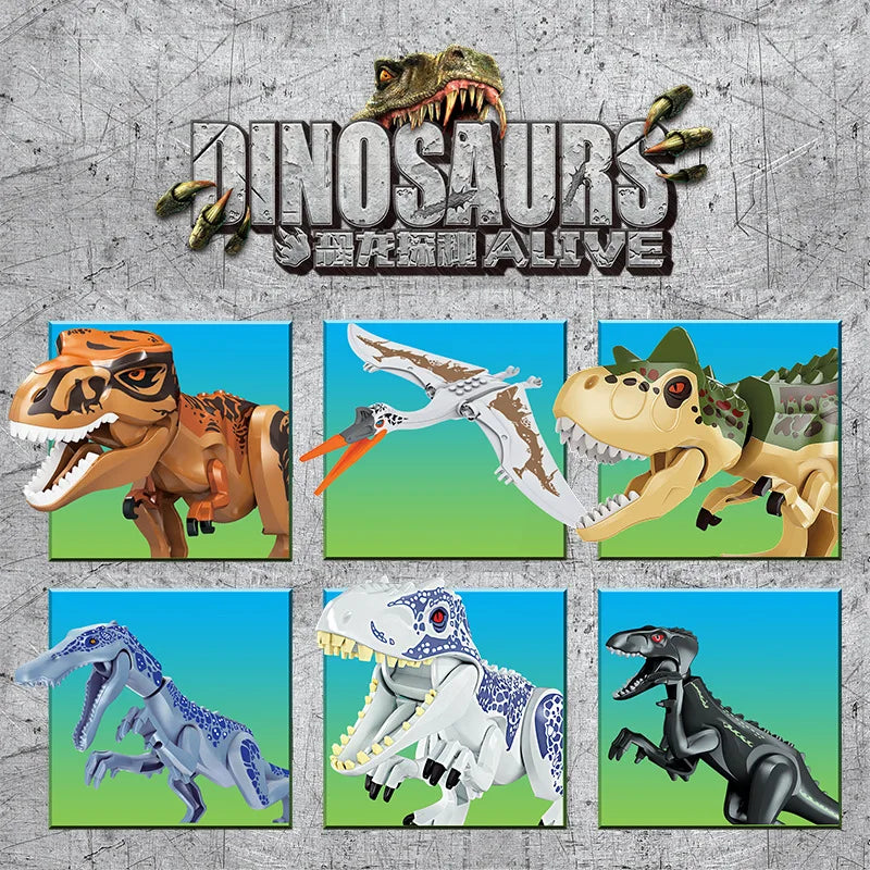Jurassic Park Overlord T Rex Large Building Block Toys T Rex Dinosaur Toys