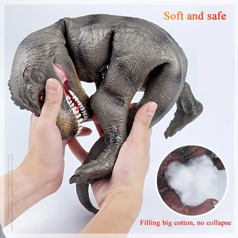 Large Tyrannosaurus Rex Soft Puppet Kid Toy T Rex Dinosaur Toys