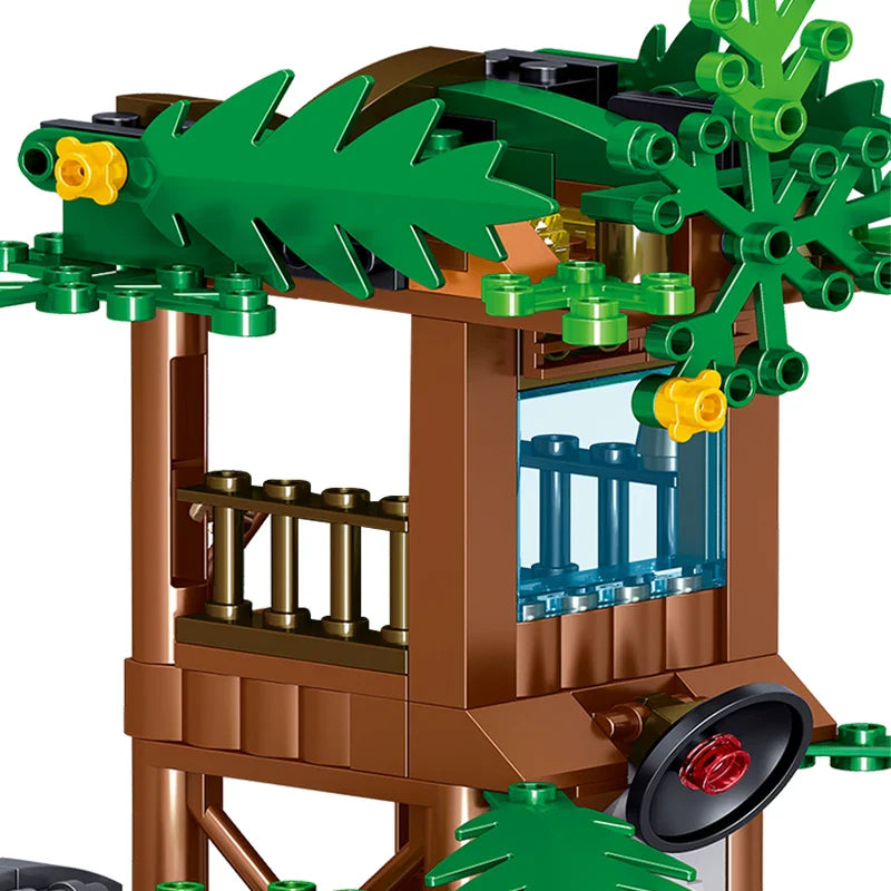 T Rex Assembly Interspersed With DIY Building Blocks Toy Set T Rex Dinosaur Toys