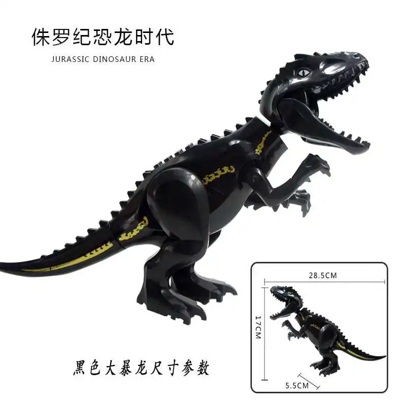 T Rex Black Building Block Bricks Toy T Rex Dinosaur Toys