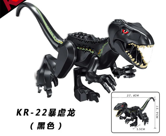 T Rex Black Building Block Bricks Toy T Rex Dinosaur Toys