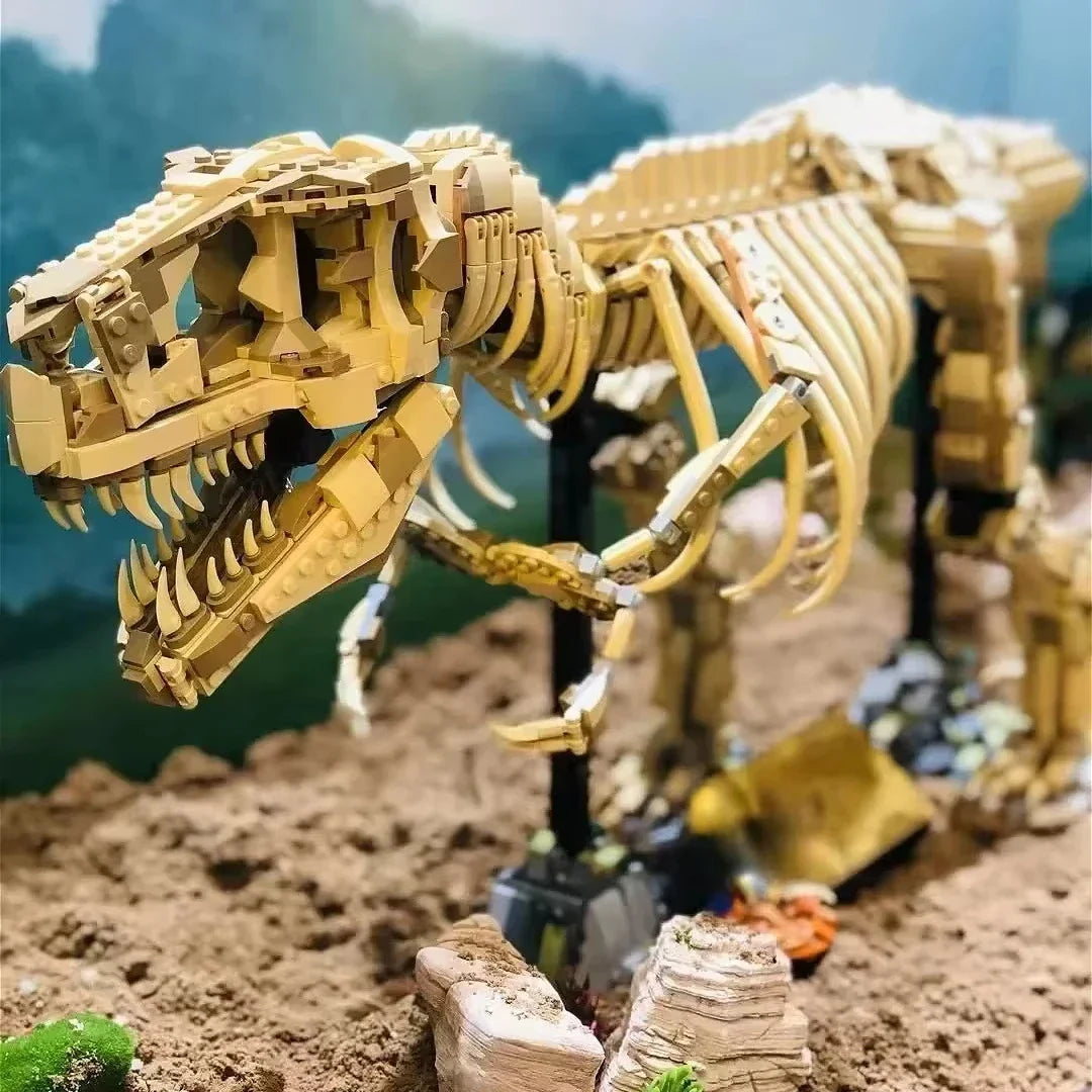T Rex Fossil Creative Building Blocks Toy Set T Rex Dinosaur Toys