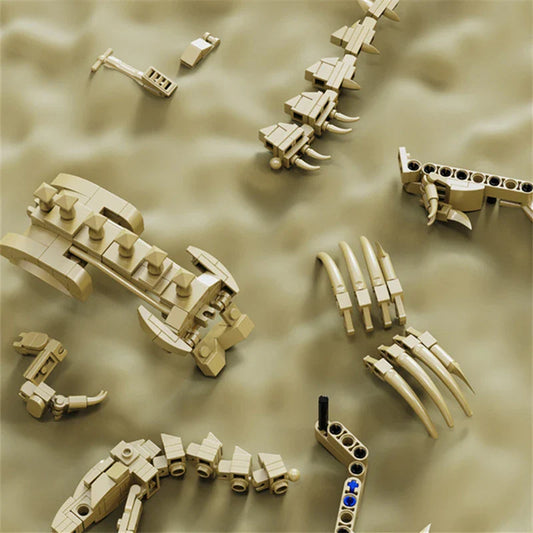 T Rex Jurassic Park World Skeleton Fossils Building Blocks Toy T Rex Dinosaur Toys