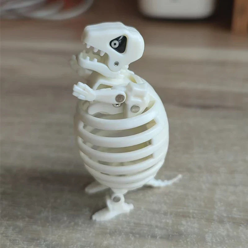 White Bone Tyrannosaurus Rex Skeleton Egg Toy T Rex Dinosaur Toys