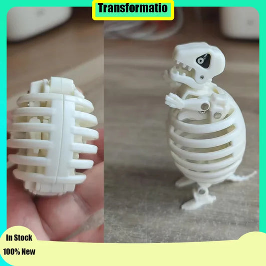 White Bone Tyrannosaurus Rex Skeleton Egg Toy T Rex Dinosaur Toys