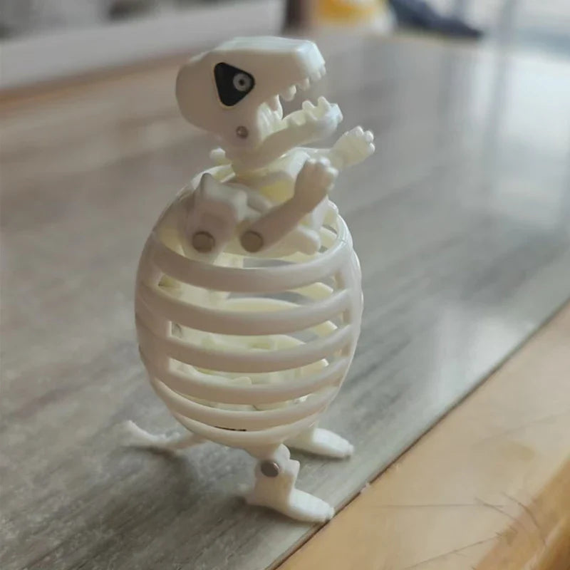 White Bone Tyrannosaurus Rex Skeleton Egg Toy T Rex Dinosaur Toys