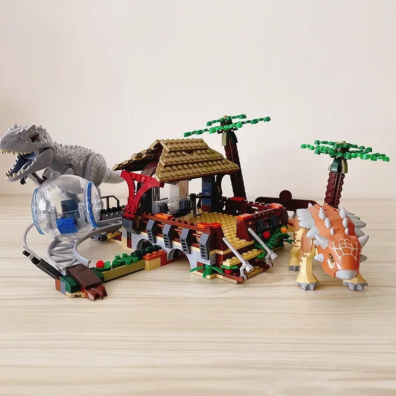 T Rex Dino Battle Building Set T Rex Dinosaur Toys