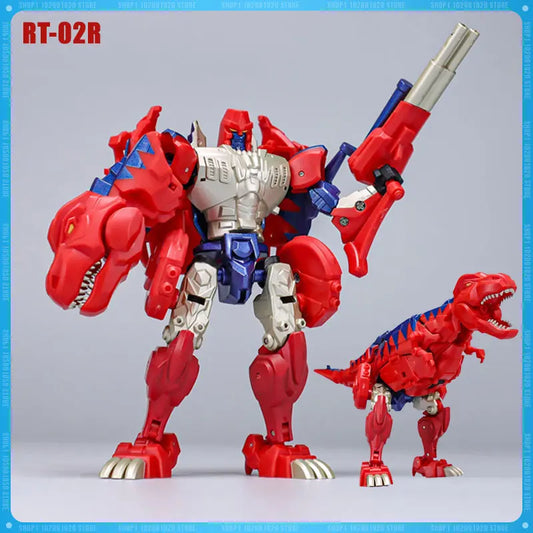 T Rex Transformation Red Robot Toy T Rex Dinosaur Toys